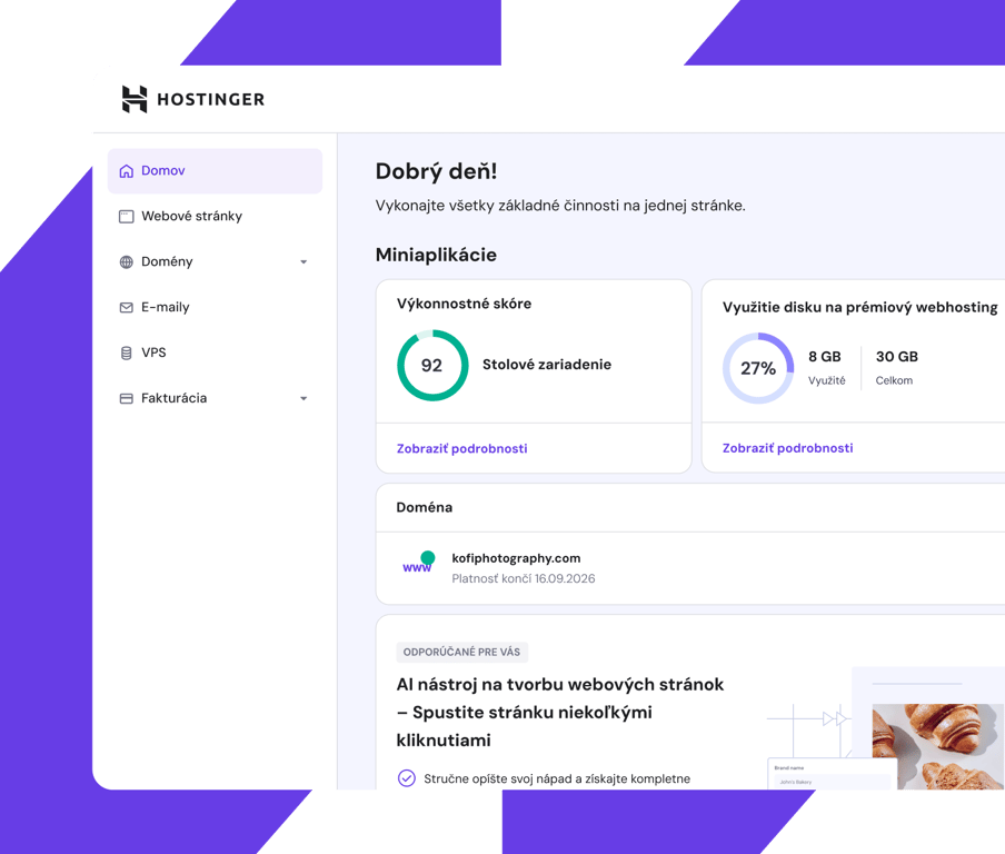 Skontrolujte všetko. Ovládajte všetko.