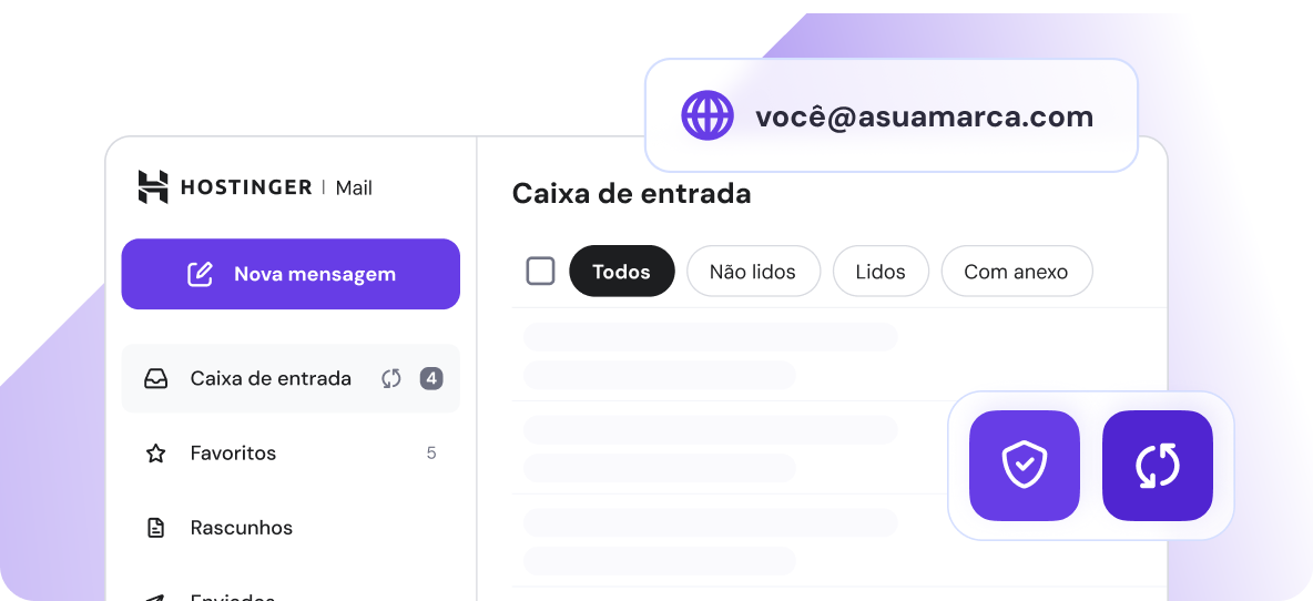 Crie confiança com um email profissional de marca