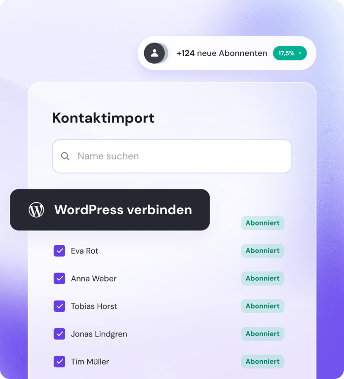 In Minuten von WordPress zum Posteingang