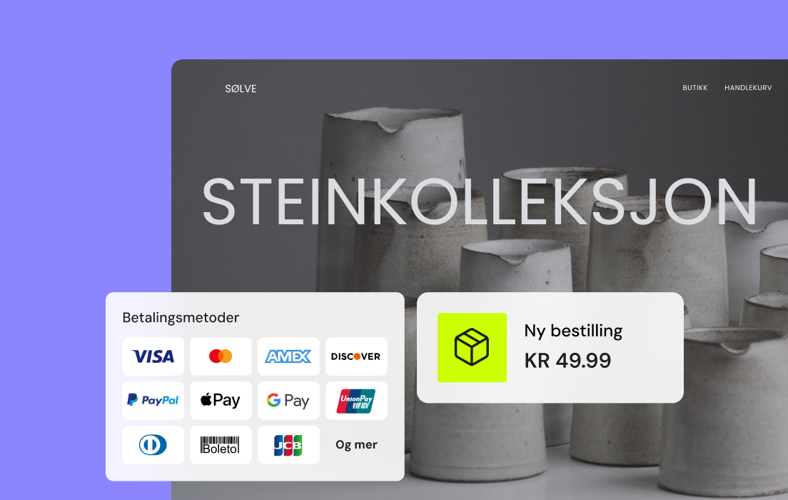 Enkelt administrer butikken din