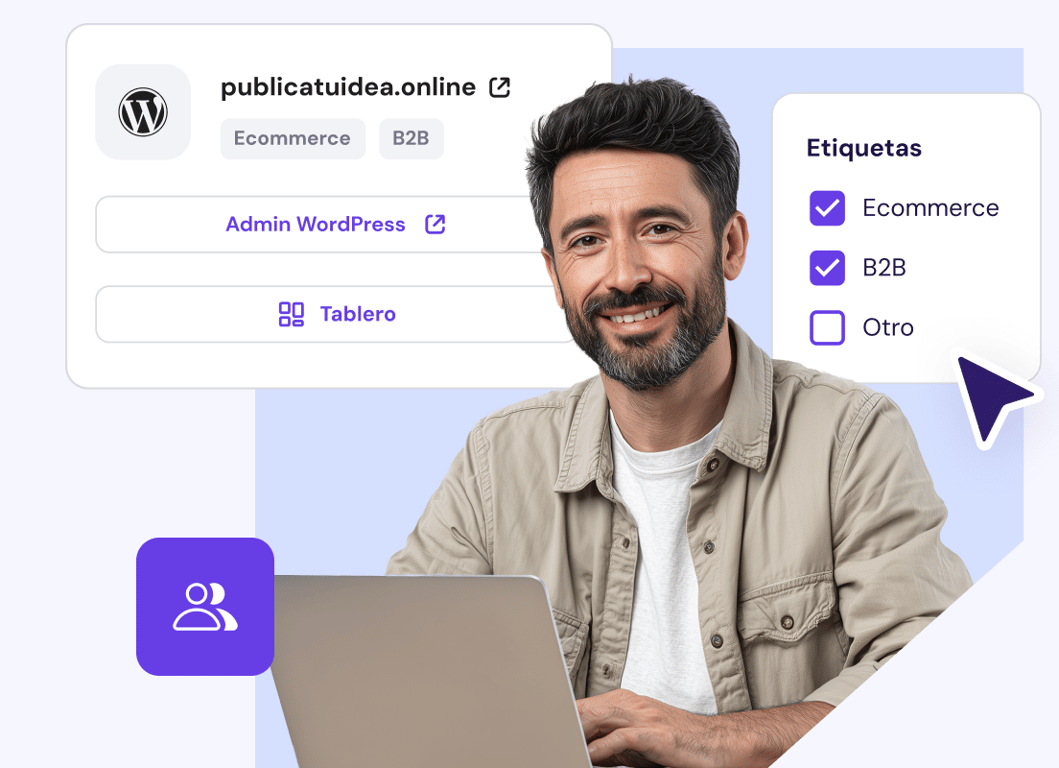 Múltiples proyectos. Un panel de control fácil de usar