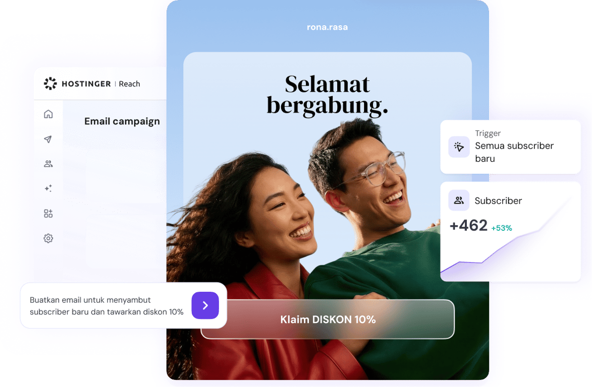 Buat campaign email marketing dengan AI