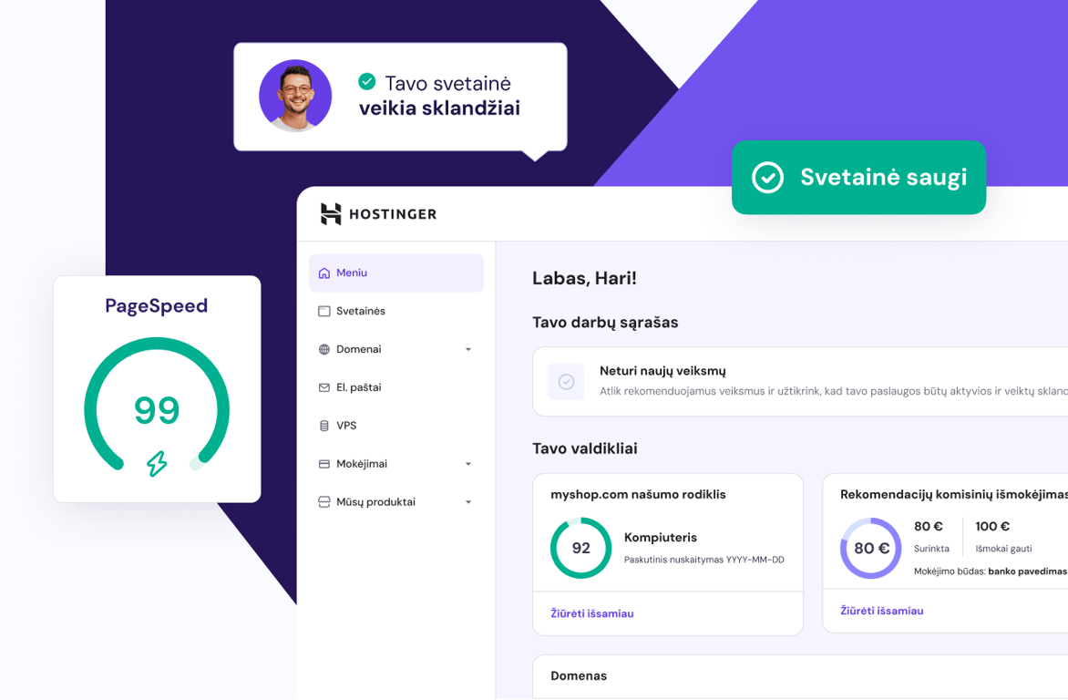 Didesnis greitis. Daugiau resursų. Nieko sudėtingo