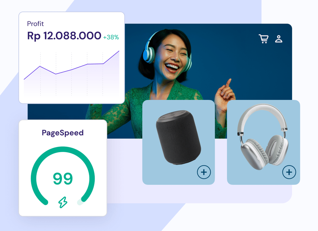 Performa maksimal. Apa pun beban kerja Anda