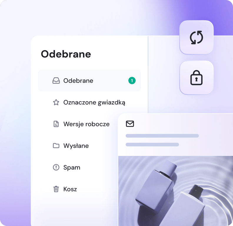 Bezproblemowa wysyłka wiadomości e-mail, wgląd i wsparcie