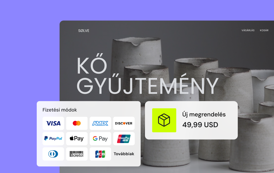 Kezelje áruházát könnyedén