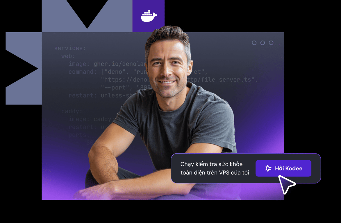 Dễ dàng triển khai các dự án Docker chỉ bằng nhấp chuột, không cần lập trình