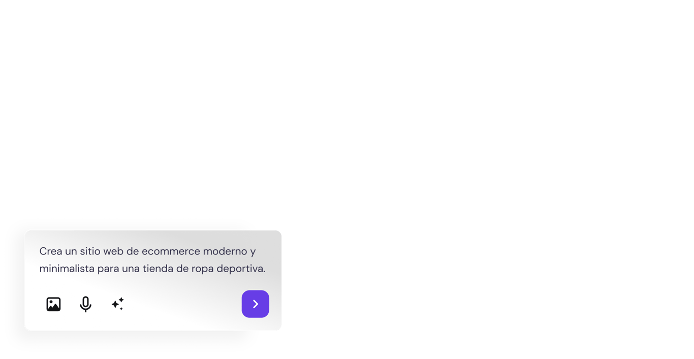 Describe tu web a la IA y publícala