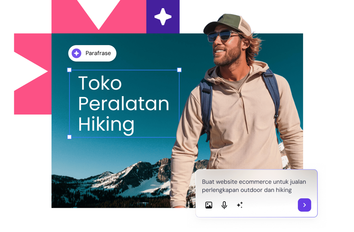 Online dalam hitungan menit dengan AI