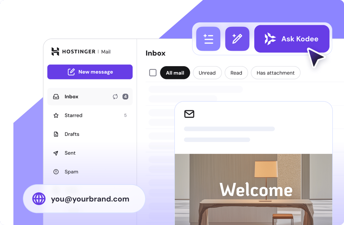 Αναπτύξτε την επιχείρησή σας με ένα επαγγελματικό email