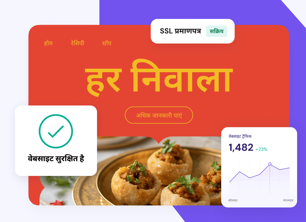 आपका वेबसाइट डेटा हमारे साथ सुरक्षित है