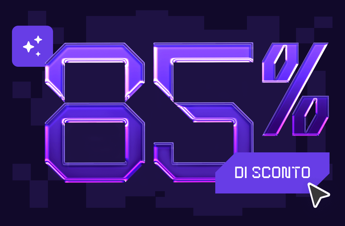 Crea siti web con l'AI e lanciali in pochi secondi