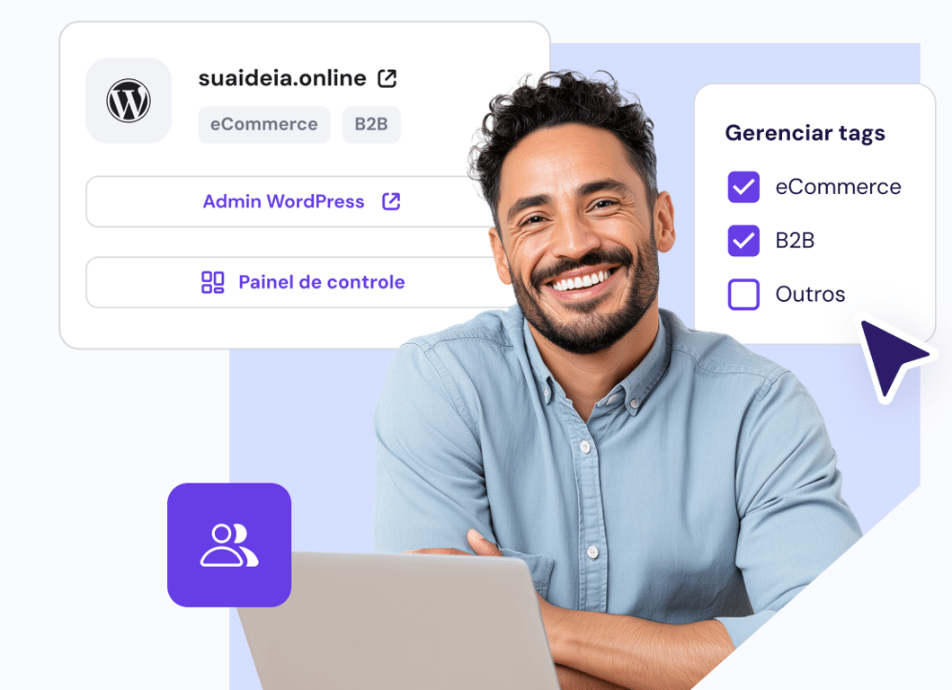 Múltiplos projetos. Em apenas um painel intuitivo