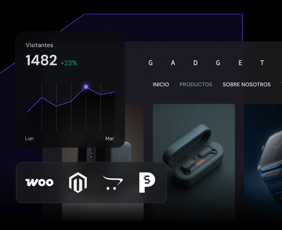 Sitios web o ecommerce de alto tráfico