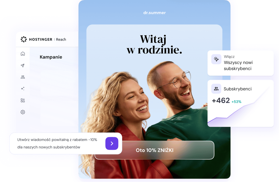Uruchom kampanie marketingu e-mail oparte na AI w kilka minut