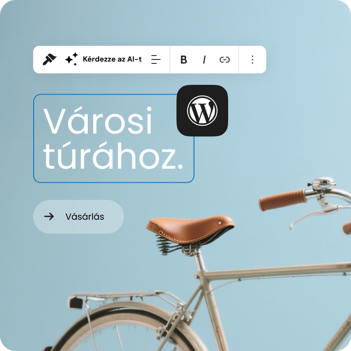 AI weboldalkészítő