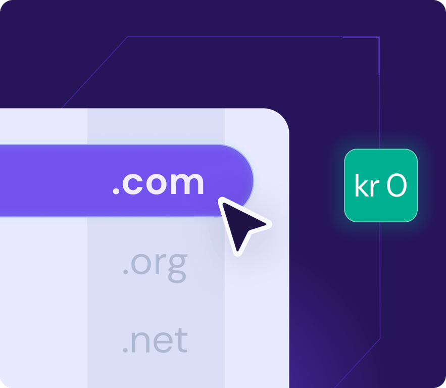 Registrer et domenenavn gratis