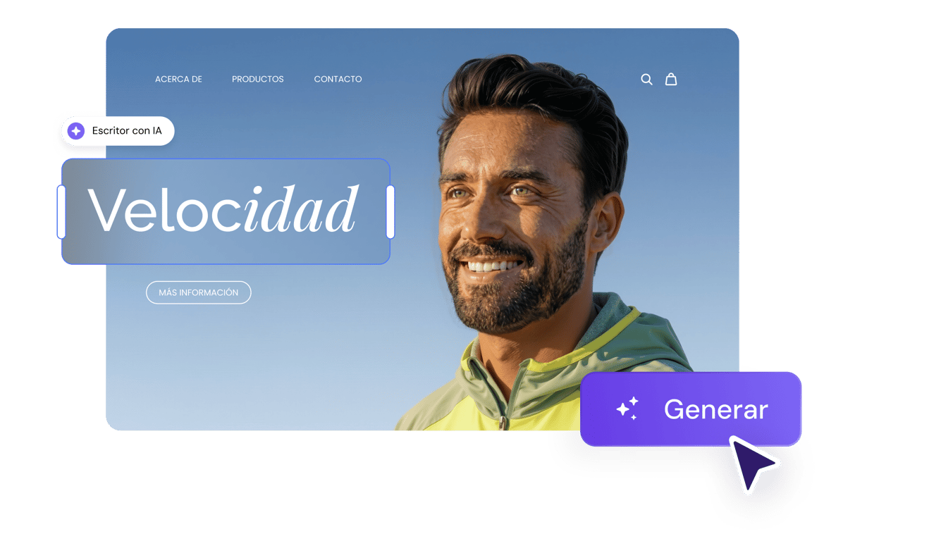 Describe tu web a la IA y publícala