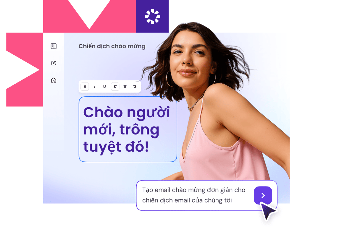 Hãy hành động. Tăng doanh số với tiếp thị qua email bằng AI
