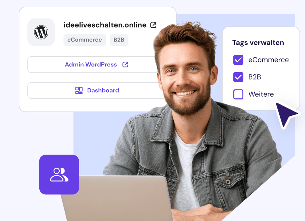 Verschiedene Projekte. Ein einfaches Dashboard
