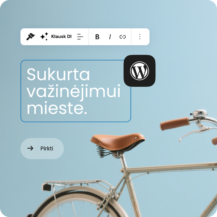 DI svetainių kūrimo įrankis