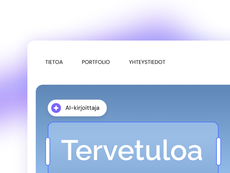 2. Tee siitä omannäköinen