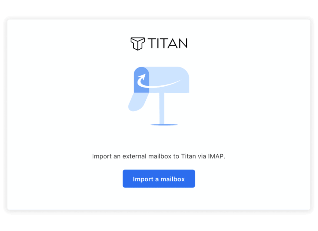 Import your existing email and contacts