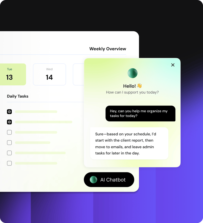 Built-in AI for your web apps and websites — fully integrated, ready to use