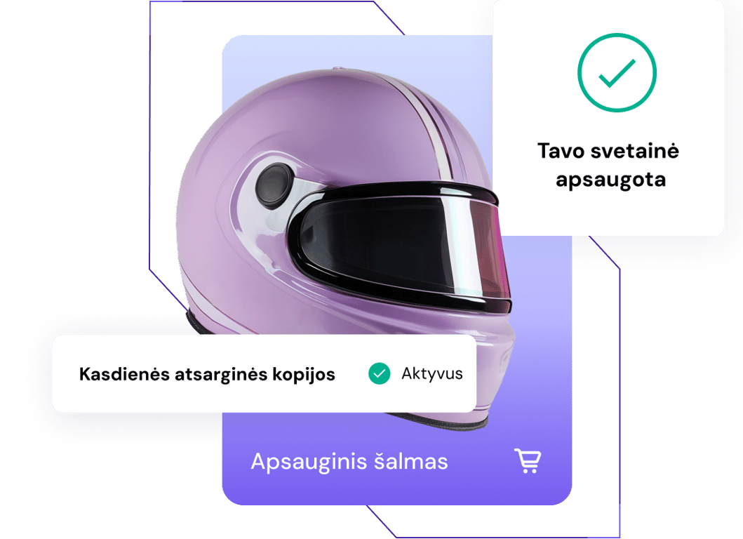 Aukščiausio lygio apsauga tavo internetiniam verslui