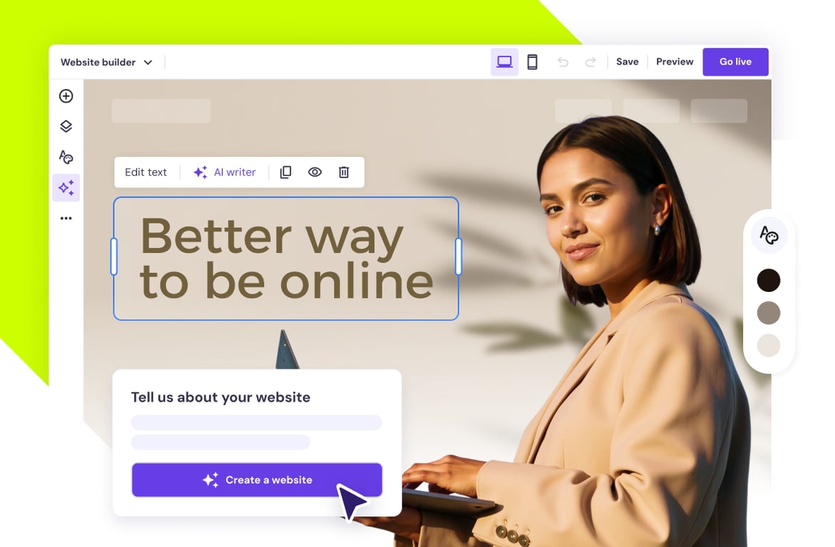 Service business hero image