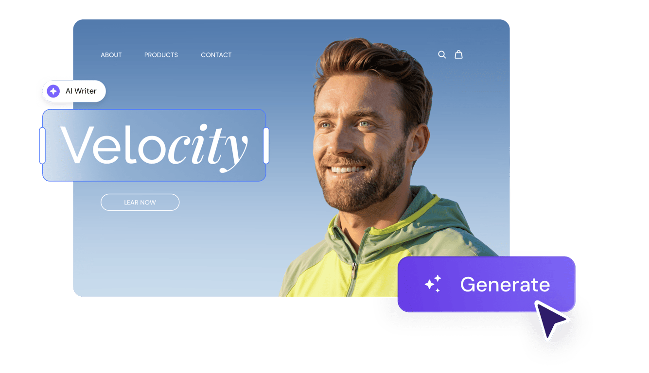 Launch your website by describing it to AI
