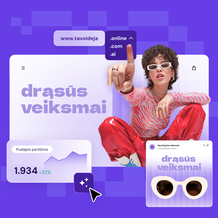 Tavo sėkmė internete prasideda čia