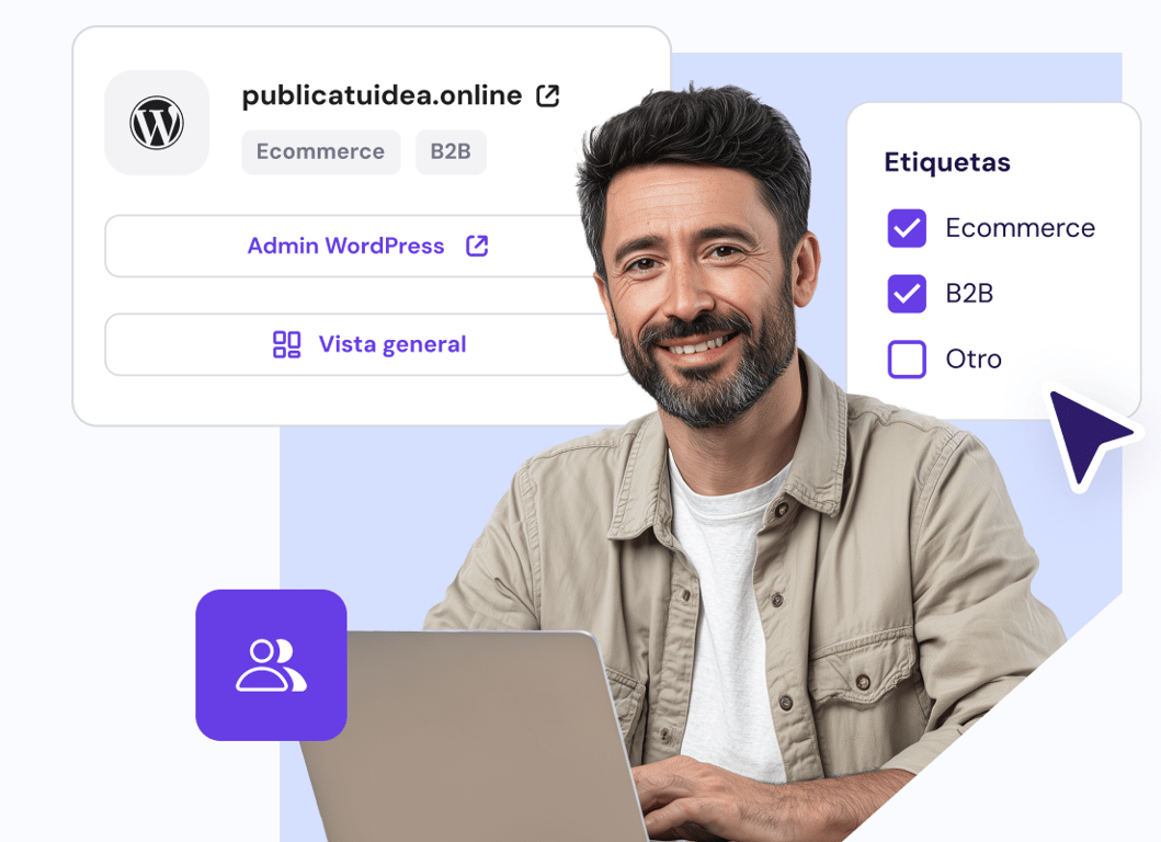 Múltiples proyectos. Un panel de control fácil de usar