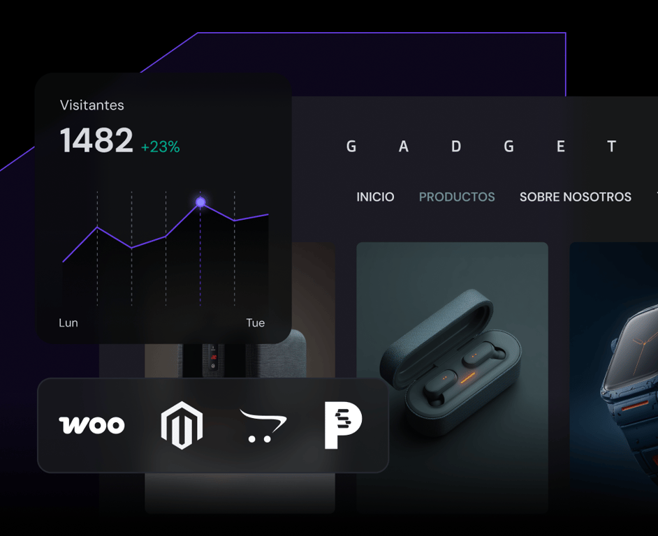 Sitios web o ecommerce de alto tráfico