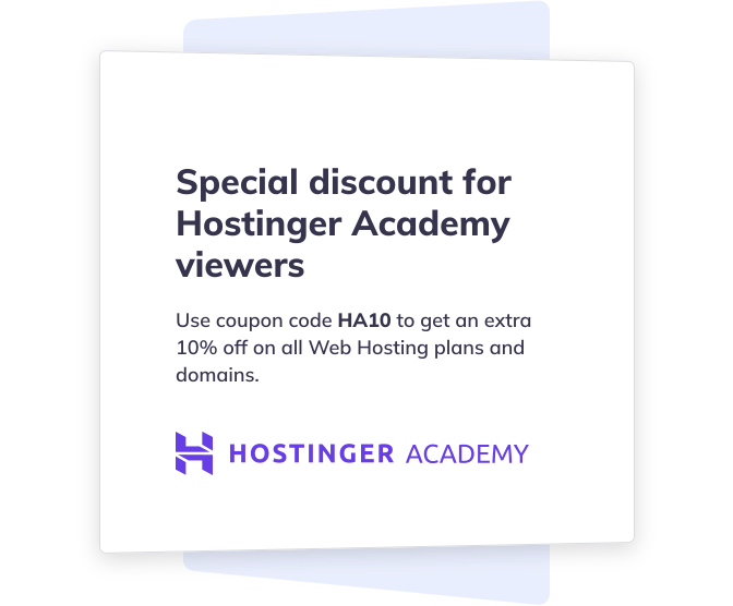 Own the internet. Start with fast web hosting.