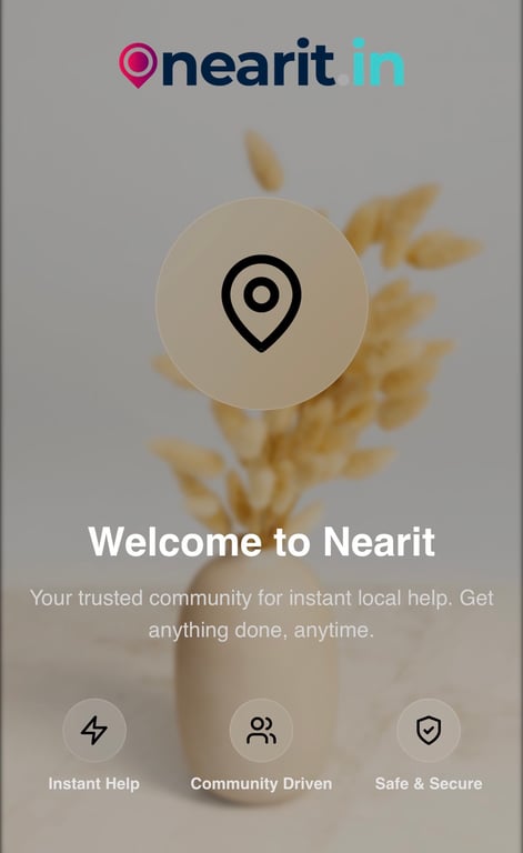 Nearit.in is a location-based platform where users can easily find local services around them. It connects users with n