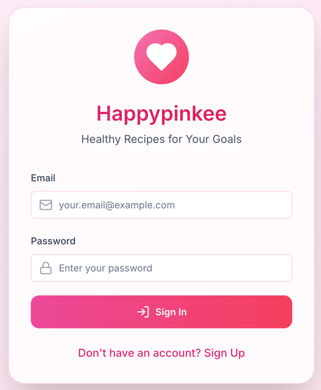 It is a recipe app that creates personalized meals based on your health goals and the ingredients you already have.