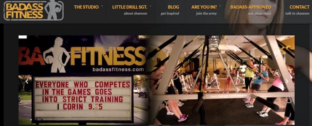 P&aacute;gina de inicio de Badass Fitness Fitness Blog