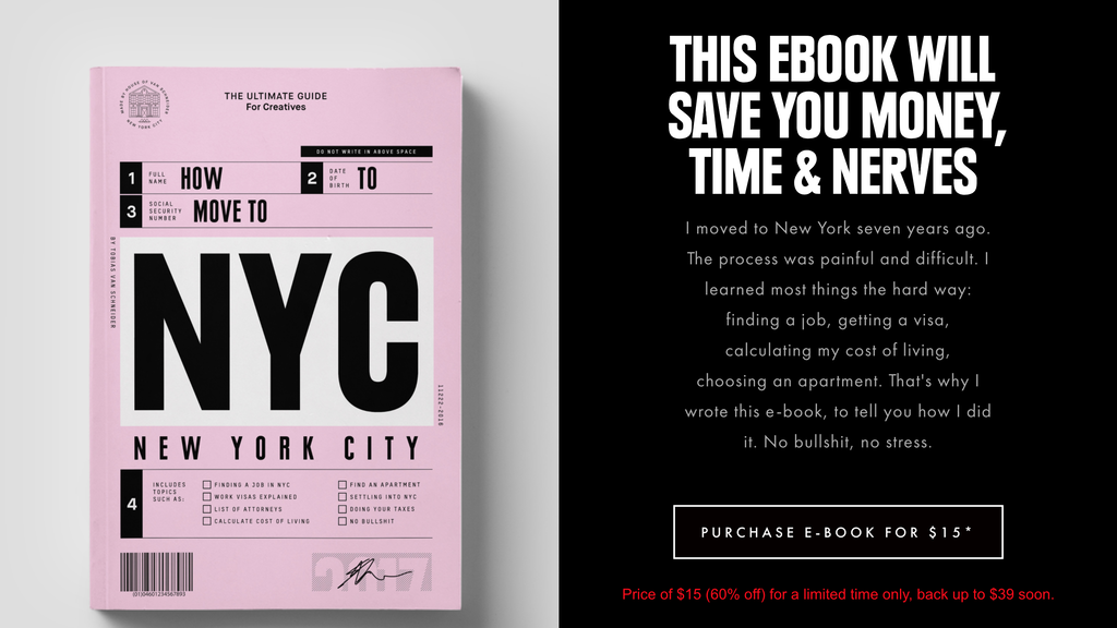Landing page de Let's go to NYC en ideas de negocios pequeños