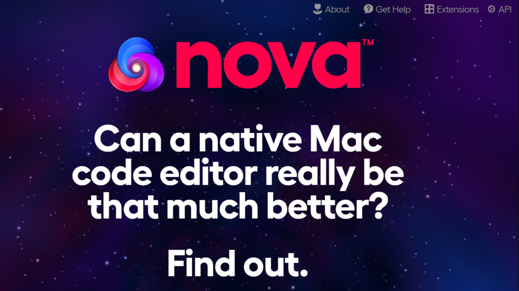 Sitio web de Nova