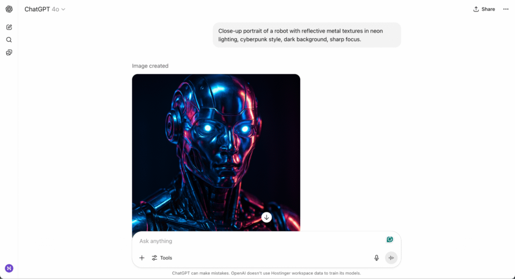 ChatGPT nutzt DALL-E in derselben Chat-Oberfläche