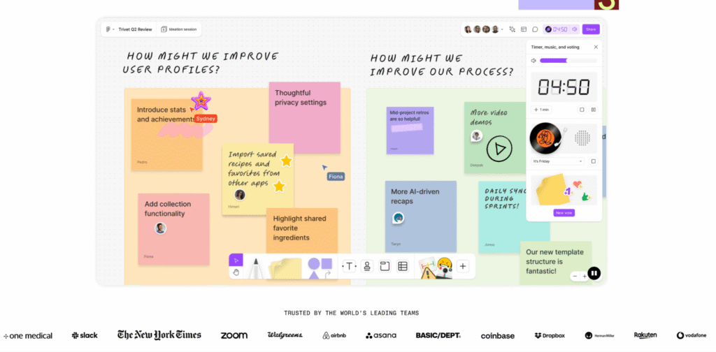 Hero-Bild der FigJam-Landingpage