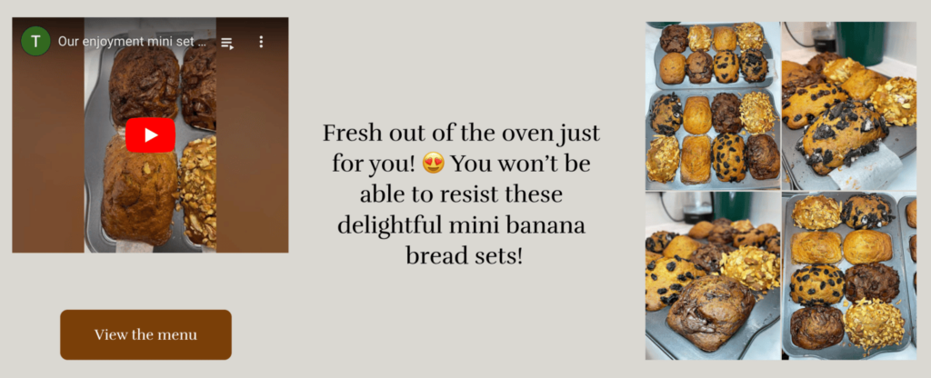 Startseite von Banana Bread in Birmingham
