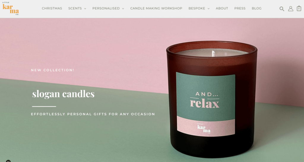 Produktseite von Little Karma Co.
