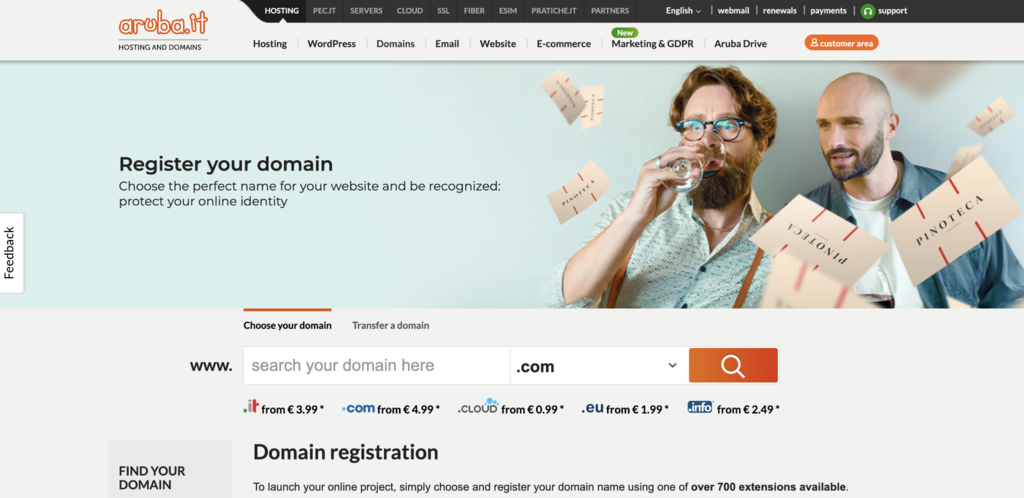 Aruba-Domains