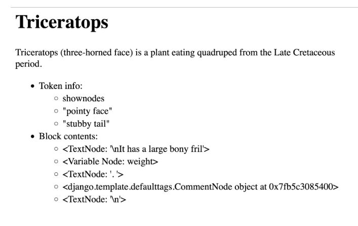 In Django integrierte Templates