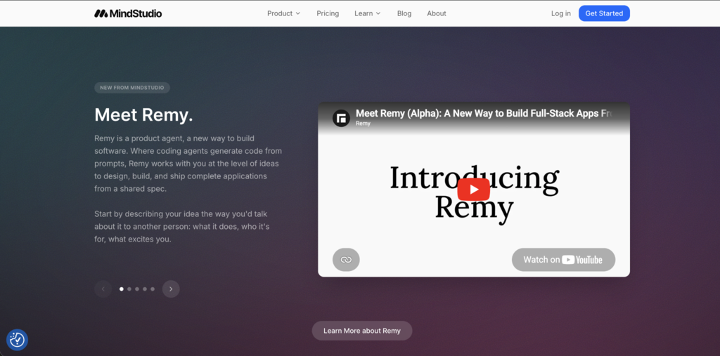 MindStudio-Startseite