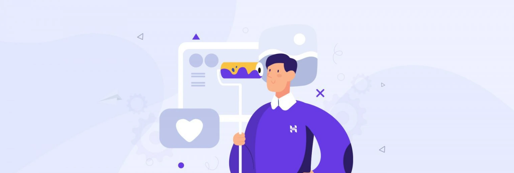 GIF de Hostinger como el toque personal