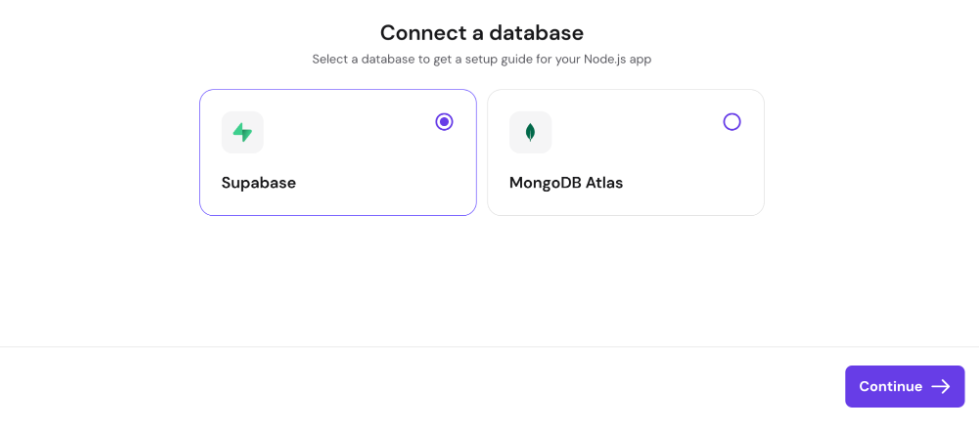 Conectar una base de datos