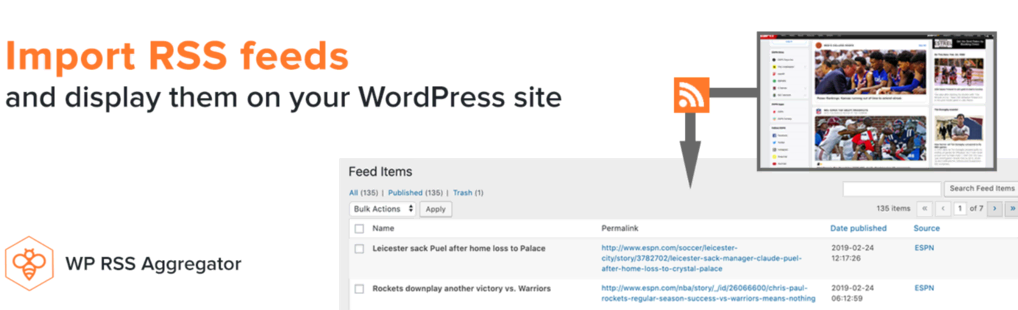 Plugin WP RSS Aggregator